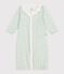 Sacco nanna in cotone con colletto a fiori neonato bianco MARSHMALLOW/bianco MULTICO