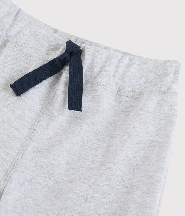 Bermuda in jersey bambino grigio
