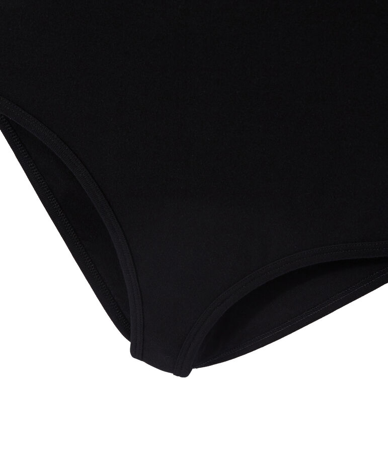 Body donna BODYCONIQUE in cotone nero NOIR