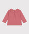 Blusa bebè in cotone con colletto rosa ROSEWOOD
