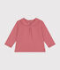 Blusa bebè in cotone con colletto