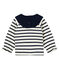 Marinière bambina rivisitata beige COQUILLE/blu SMOKING CN