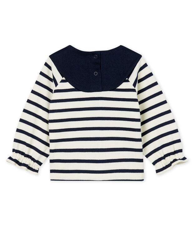 Marini&egrave;re bambina rivisitata bianco/blu