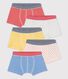 Confezione da 5 boxer bambino in cotone biologico