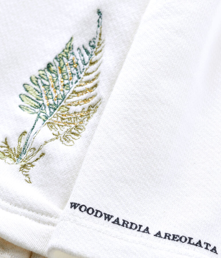 Abito da neonata Petit Bateau x Deyrolle bianco