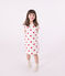 Camicia da notte bambina in cotone motivo cuore bianco MARSHMALLOW/rosso TERKUIT