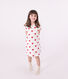 Camicia da notte bambina in cotone motivo cuore