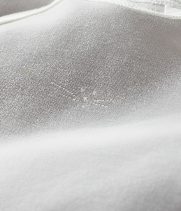 Tutina gatto beb&egrave; in ciniglia grigio/blu