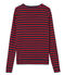 Cardigan donna iconico a righe blu SMOKING/rosso PEPS