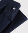 Pantaloni joggers in molleton bambina blu SMOKING