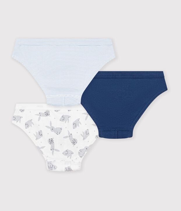 Lot de 3 slips en coton multicolore