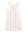 Camicia da notte bambina in cotone sottile bianco MARSHMALLOW/rosa ROSE