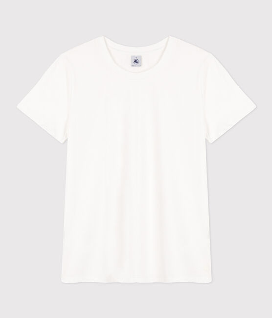 T-shirt LE DROIT girocollo in cotone Donna bianco ECUME