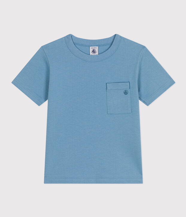 T-shirt a maniche corte bambino blu
