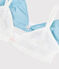 Confezione da 2 reggiseni pois argento ragazza in cotone biologico e elastan variante 1