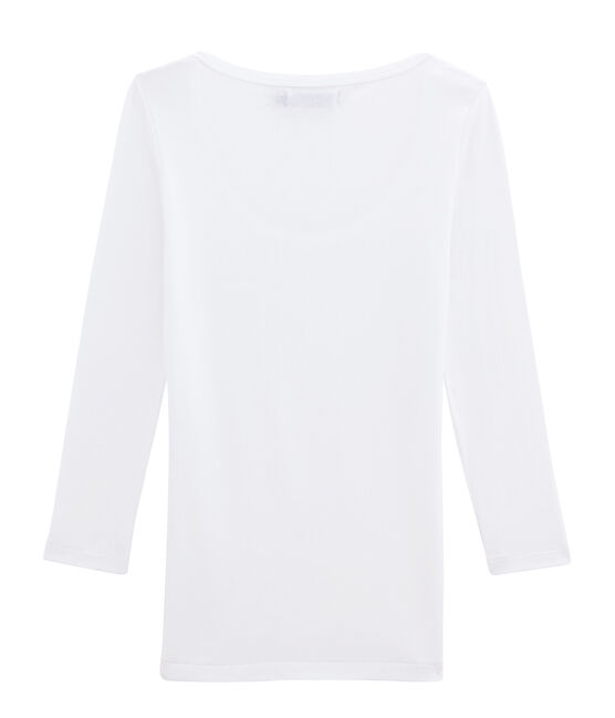 T-shirt maniche 3/4 donna bianco ECUME