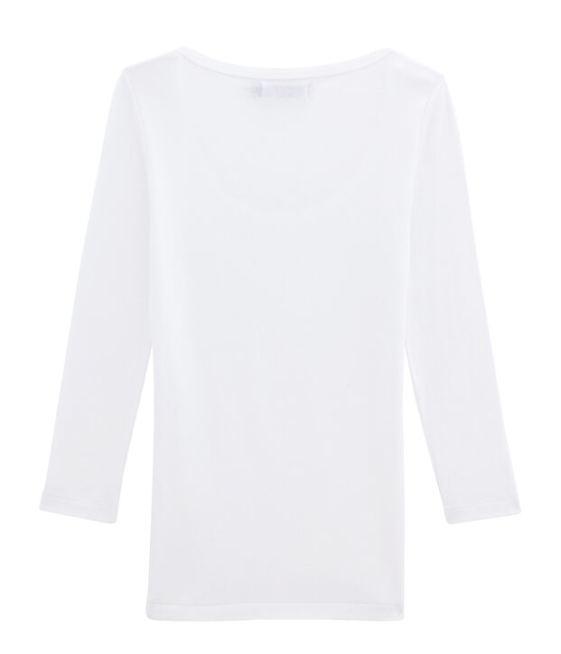 T-shirt maniche 3/4 donna bianco