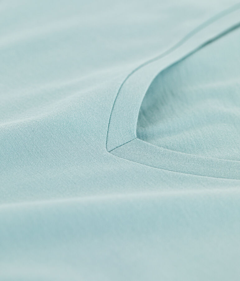 T-shirt LE DROIT in cotone con scollo a V Donna verde