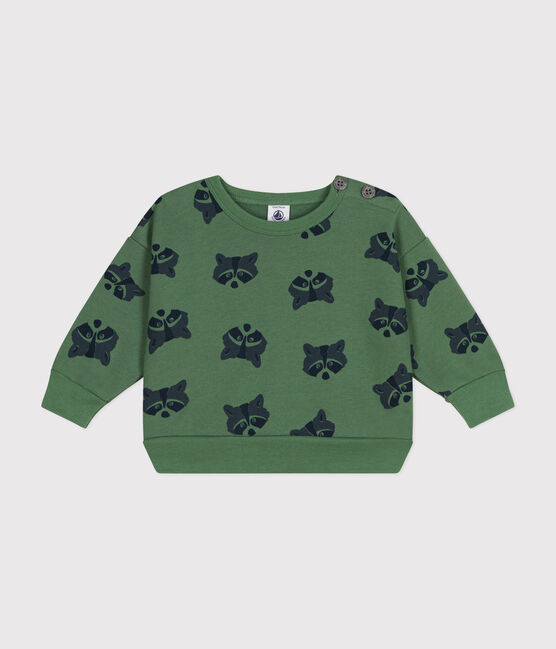 Maglia in tessuto felpato neonato PALMERAIE/ MULTICO