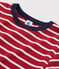 T-shirt iconica scollo rotondo Donna rosso TERKUIT/bianco MARSHMALLOW