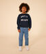 Maglia in tessuto felpato bambino