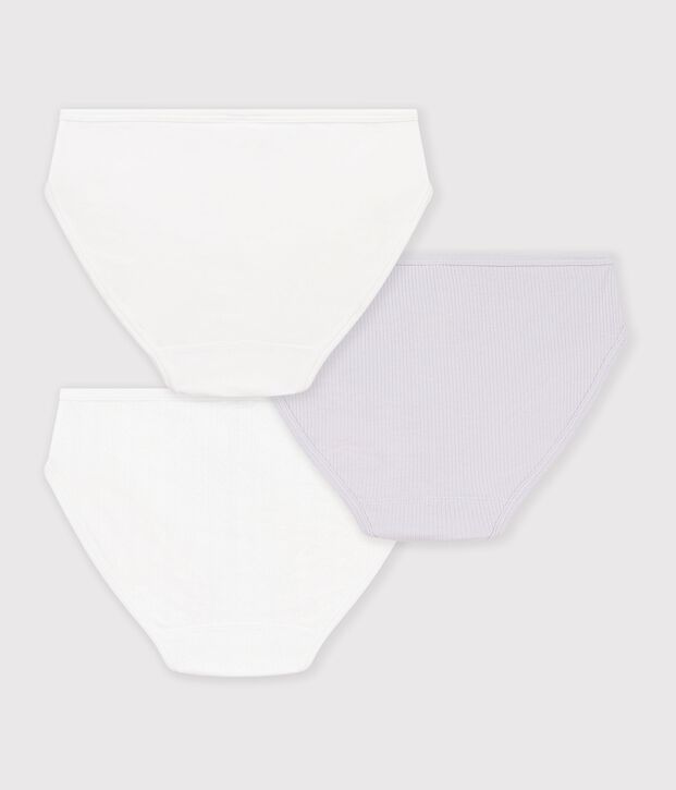 Lot de 3 culottes en coton multicolore