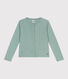 Cardigan in cotone tinta unita bambino