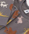Pigiama bambino unisex in tessuto felpato con animali BONGRIS/ MULTICO