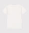 T-shirt a maniche corte in cotone bambino bianco ECUME