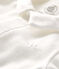 Body con collo manica lunga bebè maschio bianco MARSHMALLOW