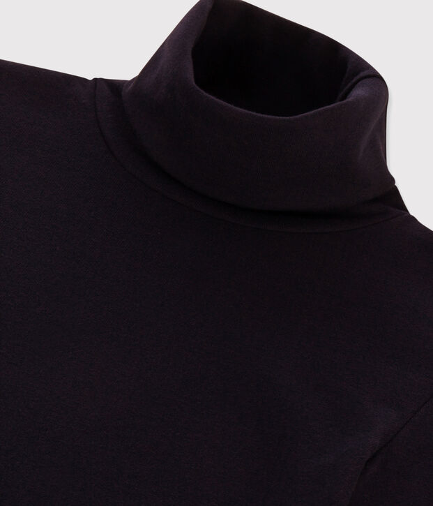 Dolcevita iconico in cotone Donna blu