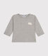 T-shirt bebè a maniche lunghe in cotone