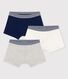Confezione da 3 boxer bambino in cotone