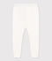 Leggings in cotone bebè bianco MARSHMALLOW