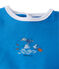 Tutina bebé unisex blu Delphinium