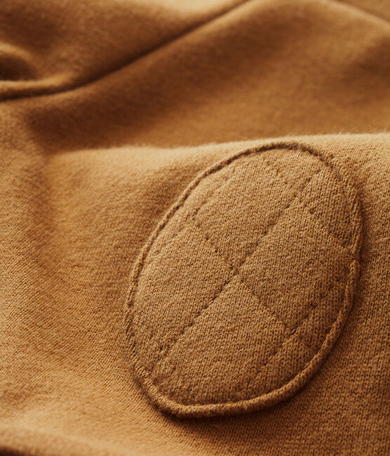Pantalone per bebé maschio in molleton marrone BRINDILLE