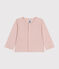 Cardigan in cotone neonato rosa SALINE