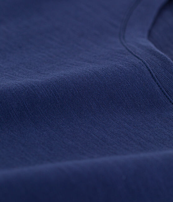 T-shirt LE DROIT girocollo in cotone donna blu CHALOUPE