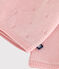 Brassière con incrocio in maglia traforata di misto lana e cotone neonato rosa JOLI