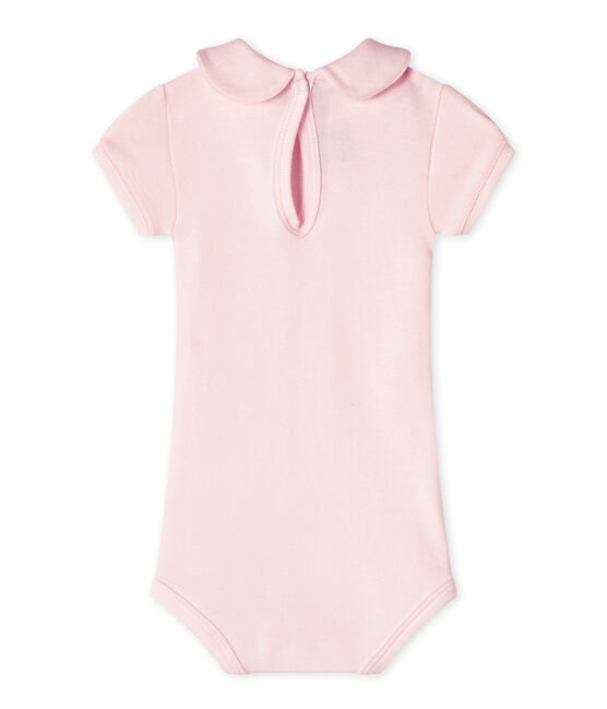 Body per bebè femmina con colletto rosa Vienne