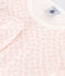 Pigiama capri in cotone con stampa a fiori bambina MARSHMALLOW/ PANTY
