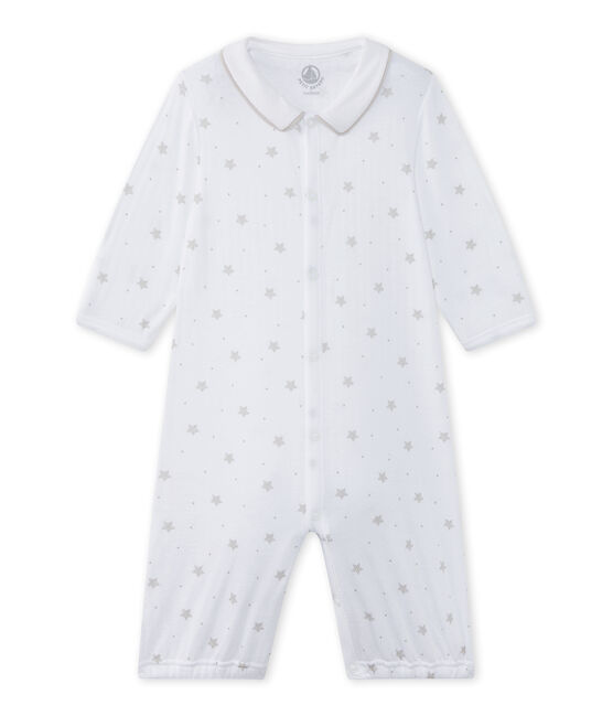 Combisac bebé unisex 2 in 1 bianco ECUME/marrone SHITAKE