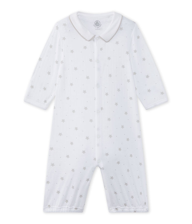 Combisac beb&eacute; unisex 2 in 1 bianco/marrone