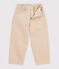 Pantaloni a 5 tasche in denim bambino beige