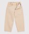 Pantaloni a 5 tasche in denim bambino beige