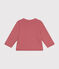 Cardigan in tessuto felpato per bebè rosa ROSEWOOD
