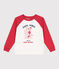 Felpa in cotone stampato bambino rosso MARSHMALLOW/ SPI