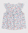 Blusa senza maniche in cotone con stampa a fiori neonato bianco MARSHMALLOW/bianco MULTICO
