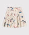 Gonna in felpa bambina beige MONTELIMAR/bianco MULTICO