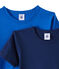 Lotto di 2 t-shirts per bambino a maniche corte bianco LOT